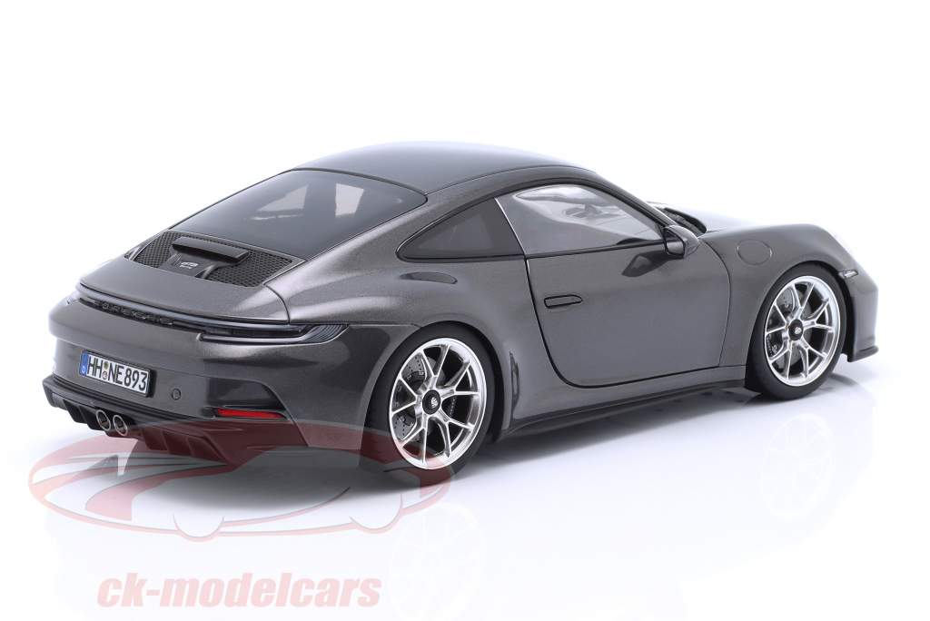 Porsche 911 (992) GT3 Touring 2021 агат серый металлический 1:18 Norev