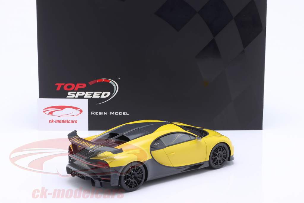 Bugatti Chiron Pur Sport jaune / noir 1:18 TrueScale