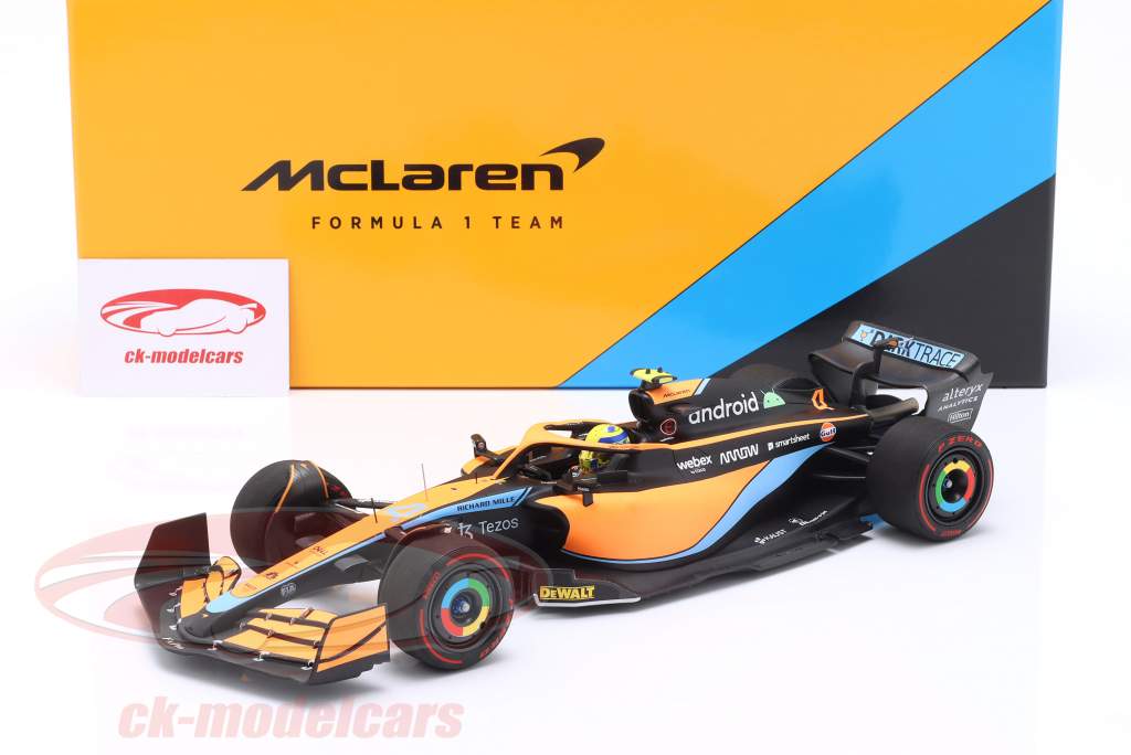 Lando Norris McLaren MCL36 #4 Baréin GP fórmula 1 2022 1:18 Minichamps