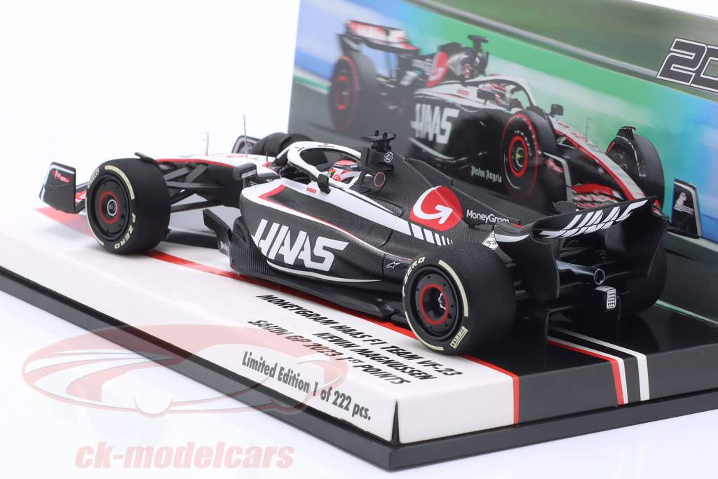 K. Magnussen Haas VF-23 #20 Saudi-Arabien GP Formel 1 2023 1:43 Minichamps