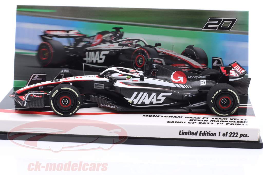 K. Magnussen Haas VF-23 #20 Arabie Saoudite GP Formule 1 2023 1:43 Minichamps