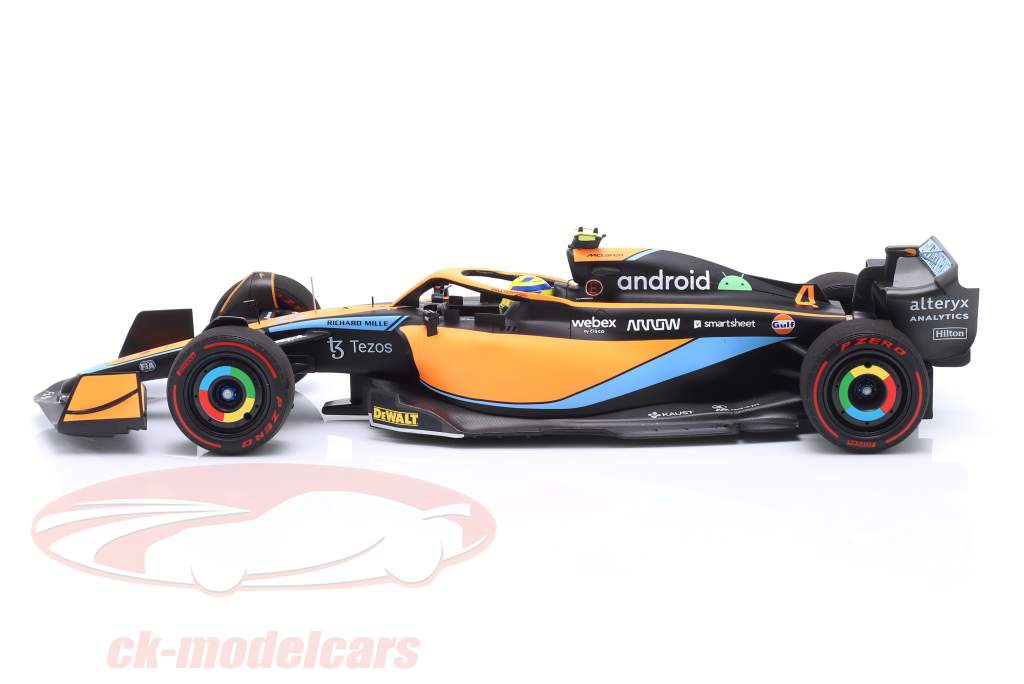 Lando Norris McLaren MCL36 #4 Bahrain GP Formula 1 2022 1:18 Minichamps