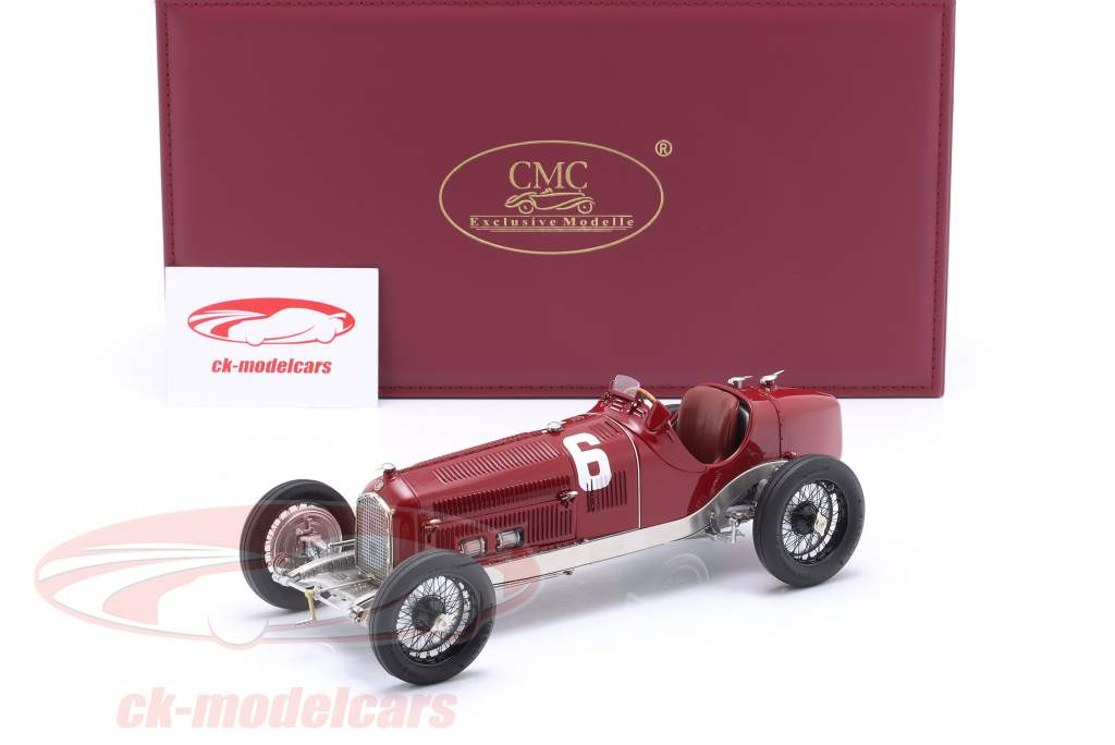 Rudolf Caracciola Alfa Romeo Tipo B (P3) #2 vincitore Monza GP 1932 1:18 CMC