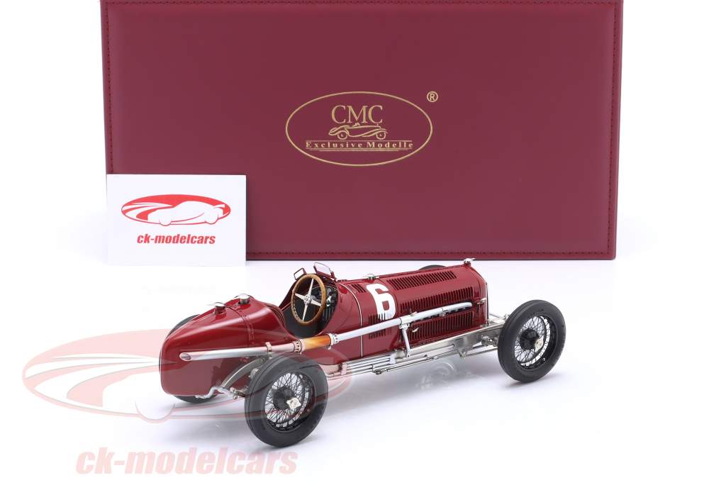 Rudolf Caracciola Alfa Romeo Tipo B (P3) #2 优胜者 Monza GP 1932 1:18 CMC