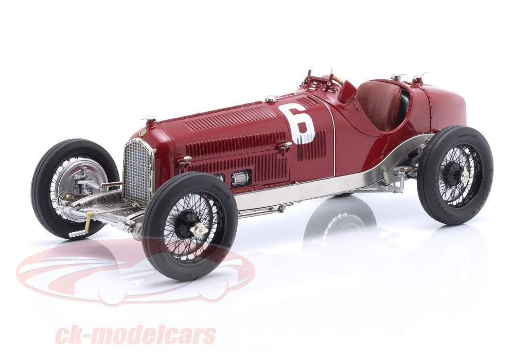 Rudolf Caracciola Alfa Romeo Tipo B (P3) #2 ganhador Monza GP 1932 1:18 CMC