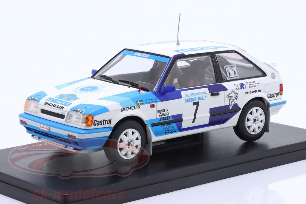 Mazda 323 4WD Rallye de Suède 1989 1/24 IXO Boite Carton
