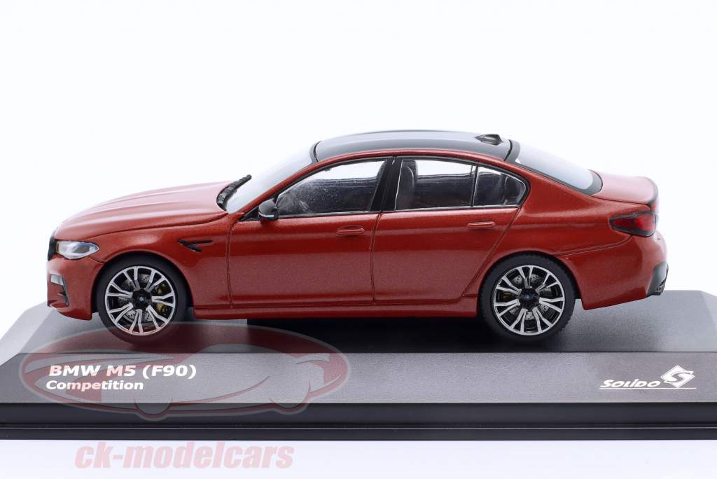 BMW M5 Concours (F90) Année de construction 2017 rouge métallique 1:43 Solido