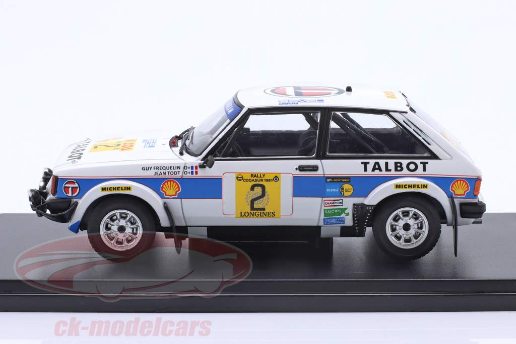 Talbot Sunbeam Lotus #2 vinder samle codesur 1981 Frequelin, Todt 1:24 Altaya