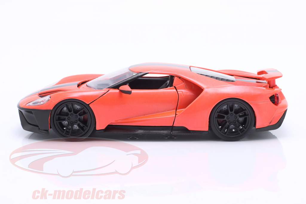 Pink Slips Ford GT 2017 orange metallisk 1:24 Jada Toys