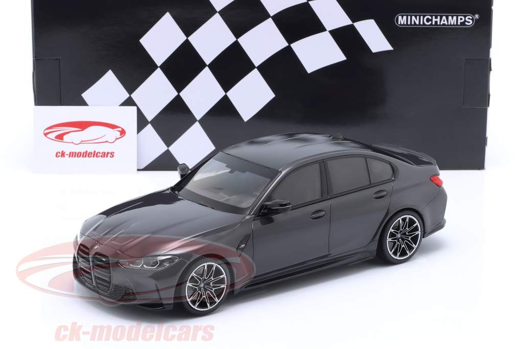 BMW M3 (G80) Baujahr 2020 grau metallic 1:18 Minichamps