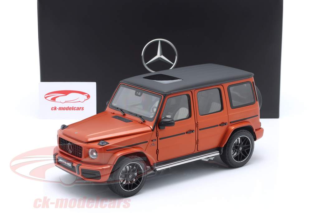 Mercedes-Benz G63 AMG (W463) Année de construction 2020 cuivre orange / magno 1:18 Minichamps