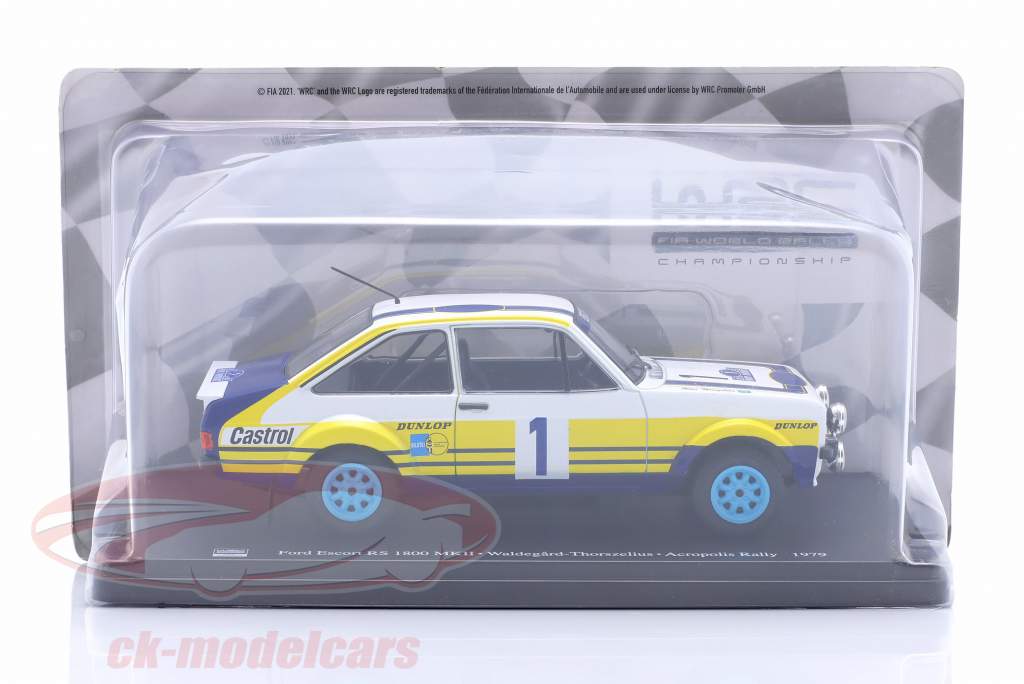 Modèle Réduit 1/24 Ford Escort RS MkII Rallye Acropole 1979 - Altaya/IXO, Neuf, Collection Voiture