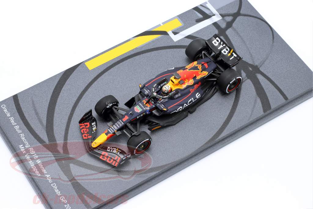 M. Verstappen Red Bull RB18 #1 ganador Abu dhabi GP fórmula 1 Campeón mundial 2022 1:43 Spark