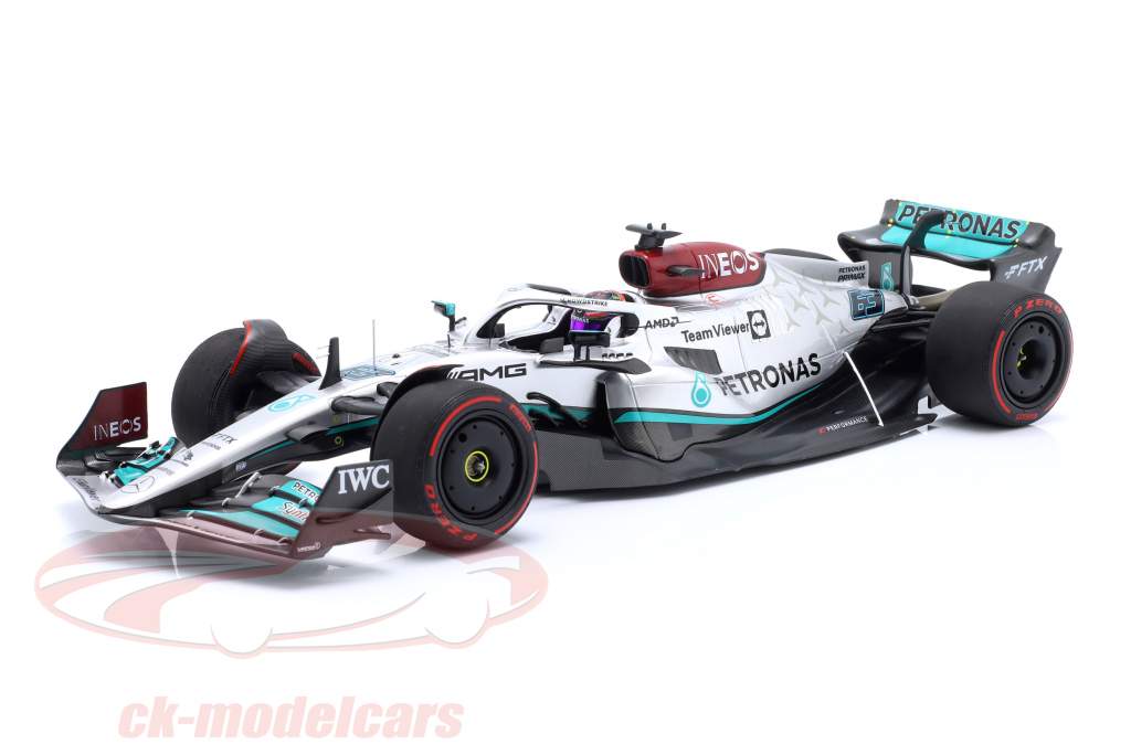 George Russell Mercedes-AMG F1 W13 #63 formule 1 2022 1:18 Minichamps