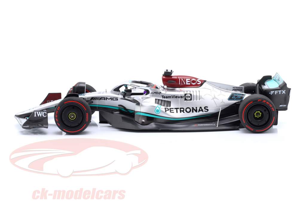 George Russell Mercedes-AMG F1 W13 #63 fórmula 1 2022 1:18 Minichamps