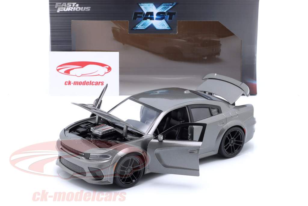 Dodge Charger SRT Hellcat 2021 Fast X (Fast & Furios 10) Gris 1:24 Jada Toys