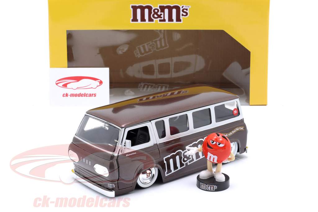 Ford Econoline 1965 con M&Ms cifra Rojo 1:24 Jada Toys