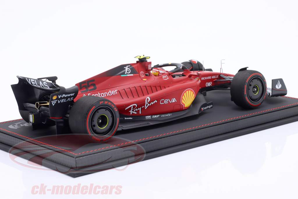 Carlos Sainz Jr. Ferrari F1-75 #55 2nd Bahrain GP Formula 1 2022 1:18 BBR