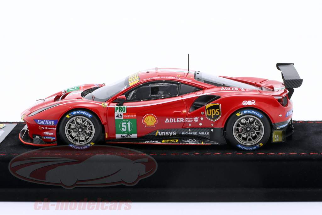 Ferrari 488 GTE #51 vinder LMGTE Pro Class 24h LeMans 2021 AF Corse 1:43 BBR