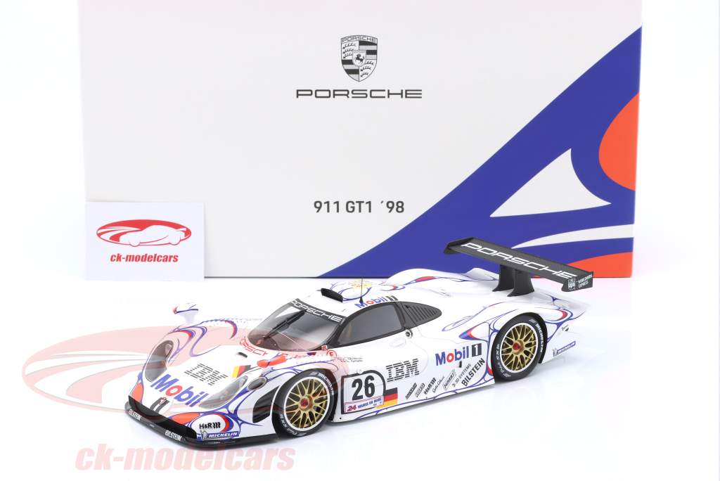 Porsche 911 GT1 #26 vincitore 24h LeMans 1998 McNish, Aiello, Ortelli 1:18 Spark