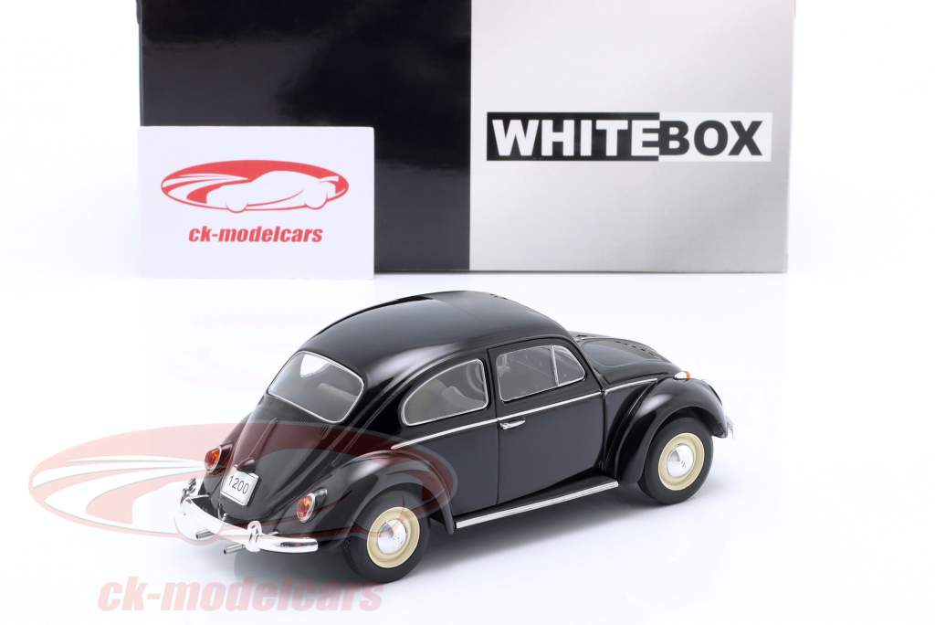 Volkswagen VW Kever 1200 zwart 1:24 WhiteBox