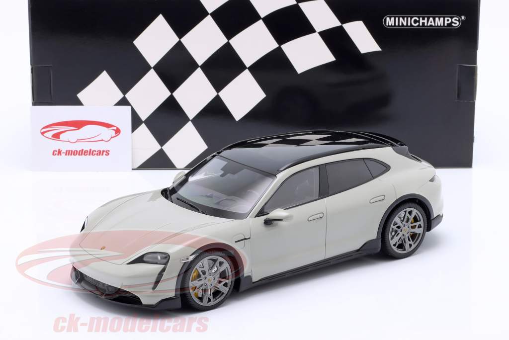Porsche Taycan Cross Turismo Turbo S 2021 kridt 1:18 Minichamps