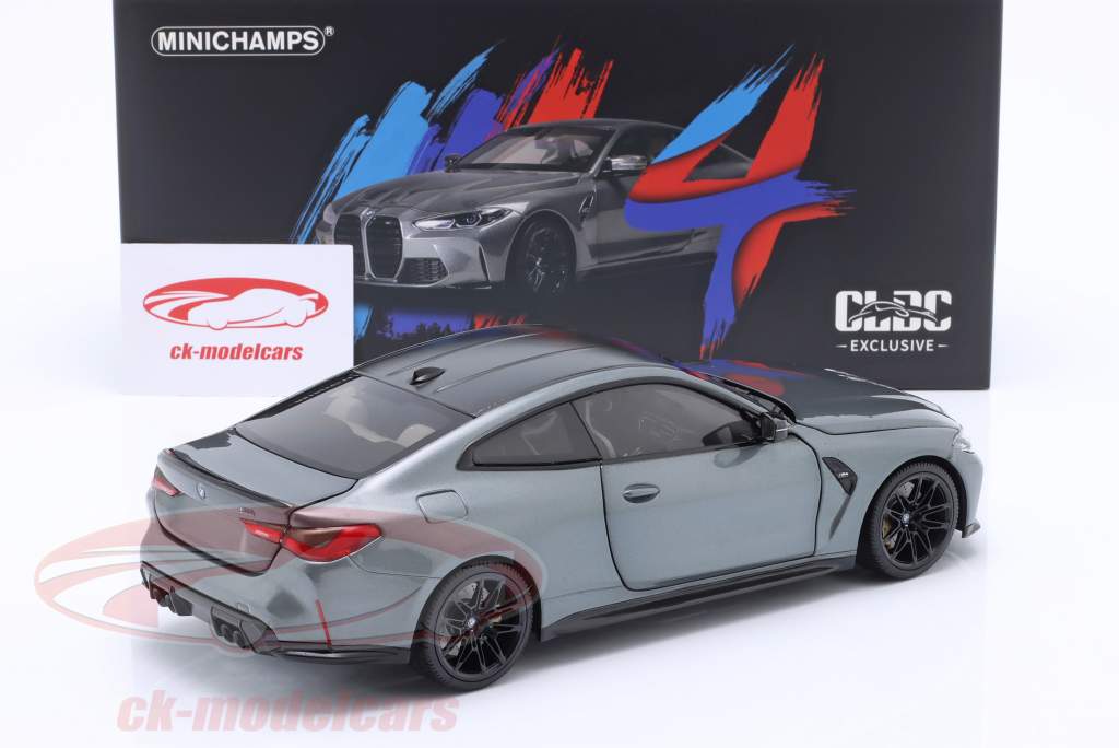 Minichamps 1:18 BMW M4 Coupe (G82) 建設年 2020 グレー メタリックな 