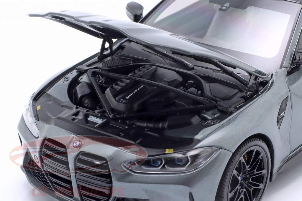 BMW M4 Coupe (G82) Baujahr 2020 grau metallic 1:18 Minichamps