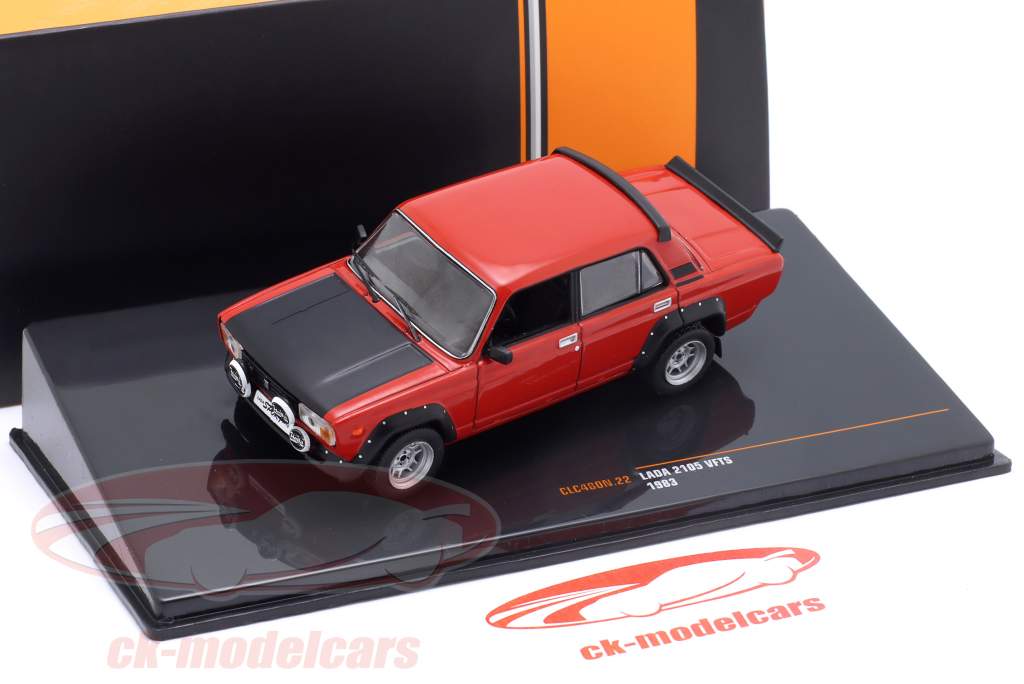 Lada 2105 VFTS year 1983 red / black 1:43 Ixo