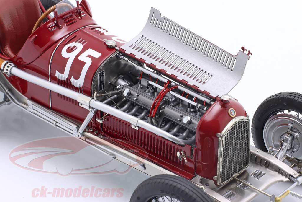 Alfa Romeo Tipo B (P3) #95 ganhador raça klausen 1932 Rudolf Caracciola 1:18 CMC
