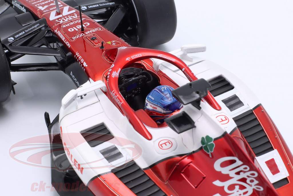 V. Bottas Alfa Romeo C42 #77 5e Emilia Romagna GP Formule 1 2022 1:18 Solido