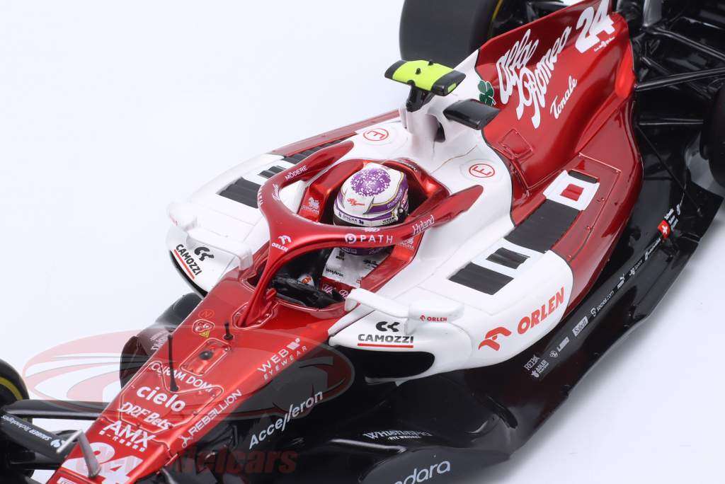 Zhou Guanyu Alfa Romeo C42 #24 8ème Canada GP Formule 1 2022 1:18 Solido