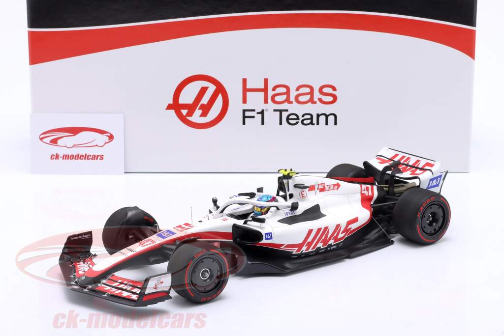 M. Schumacher Haas VF-22 #47 Primero Puntos británico GP fórmula 1 2022 1:18 Minichamps