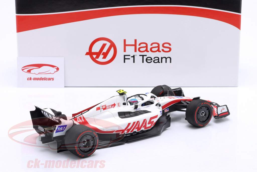 M. Schumacher Haas VF-22 #47 初め ポイント イギリス人 GP 方式 1 2022 1:18 Minichamps