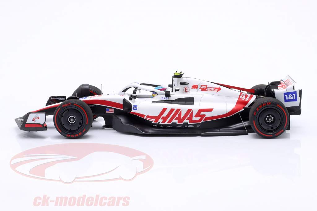 M. Schumacher Haas VF-22 #47 Eerst Punten Brits GP formule 1 2022 1:18 Minichamps
