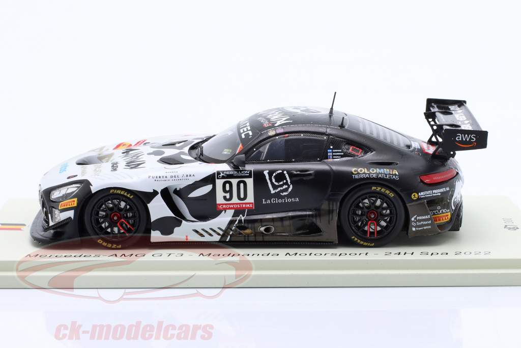 Mercedes-Benz AMG GT3 #90 24h Spa 2022 Madpanda Motorsport 1:43 Spark