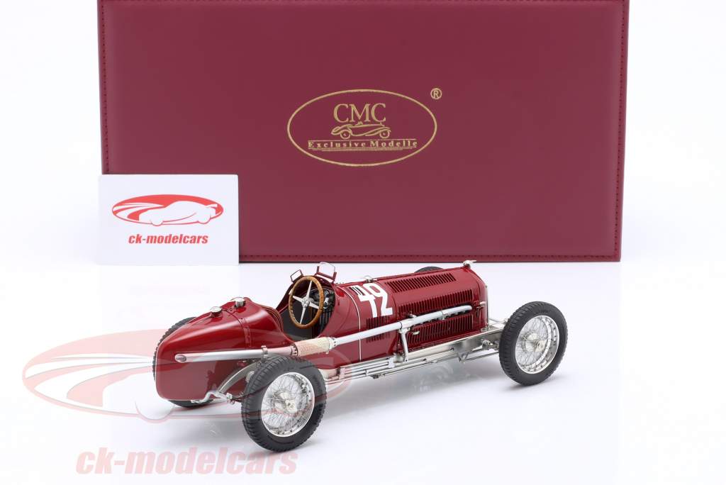 Louis Chiron Alfa Romeo Tipo B (P3) #42 vinder Marseille GP 1933 1:18 CMC