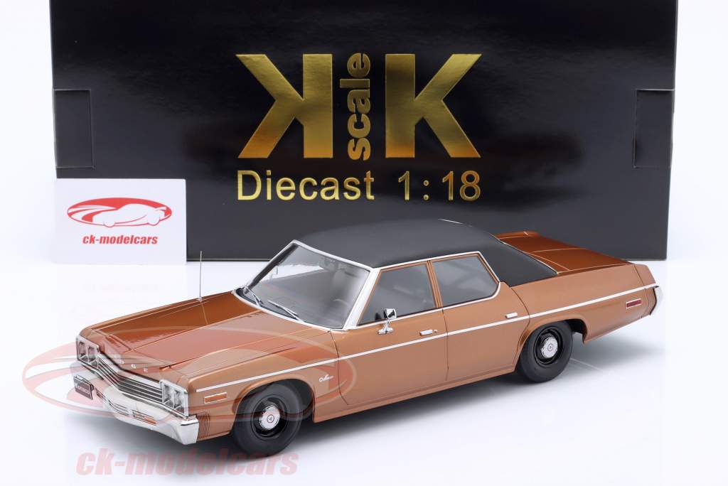 Dodge Monaco Baujahr 1974 braun metallic / schwarz 1:18 KK-Scale