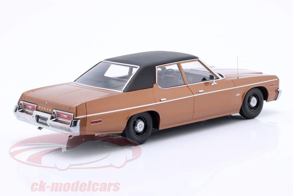 Dodge Monaco 建设年份 1974 棕色的 金属的 / 黑色的 1:18 KK-Scale