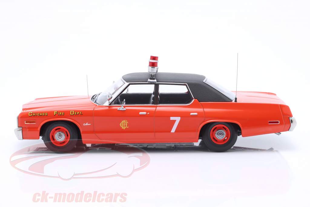 Dodge Monaco 消防部门 芝加哥 1974 红色的 / 黑色的 1:18 KK-Scale