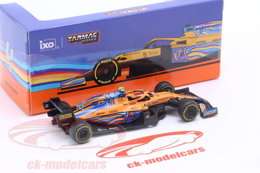 Lando Norris McLaren MCL35M #4 Abu dhabi GP formel 1 2021 1:64 Tarmac Works