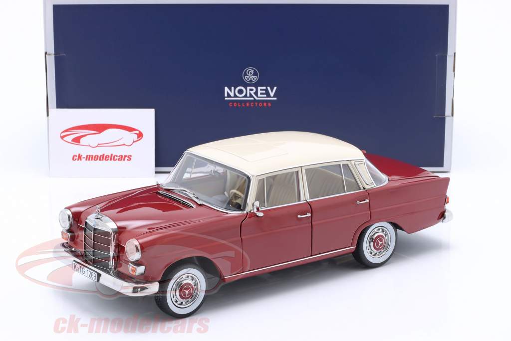 Mercedes-Benz 200 Год постройки 1966 красный 1:18 Norev
