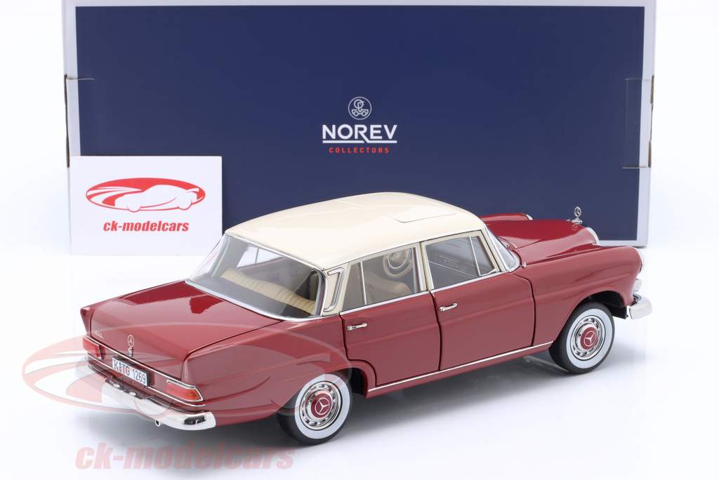 Mercedes-Benz 200 Año de construcción 1966 rojo 1:18 Norev