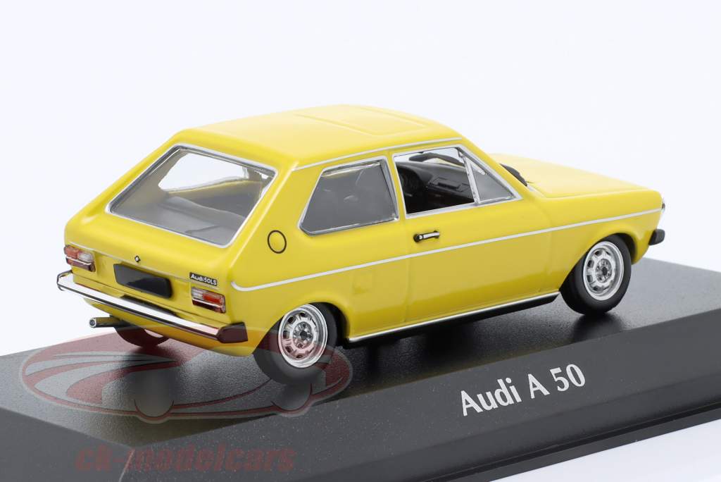 Audi A 50 Année de construction 1975 jaune 1:43 Minichamps