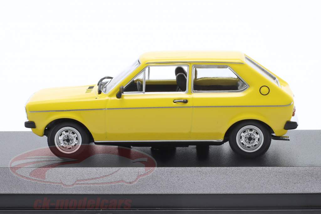 Audi A 50 建设年份 1975 黄色的 1:43 Minichamps