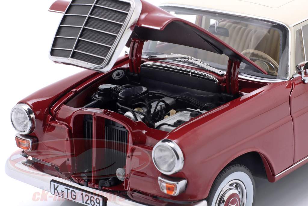 Mercedes-Benz 200 Год постройки 1966 красный 1:18 Norev