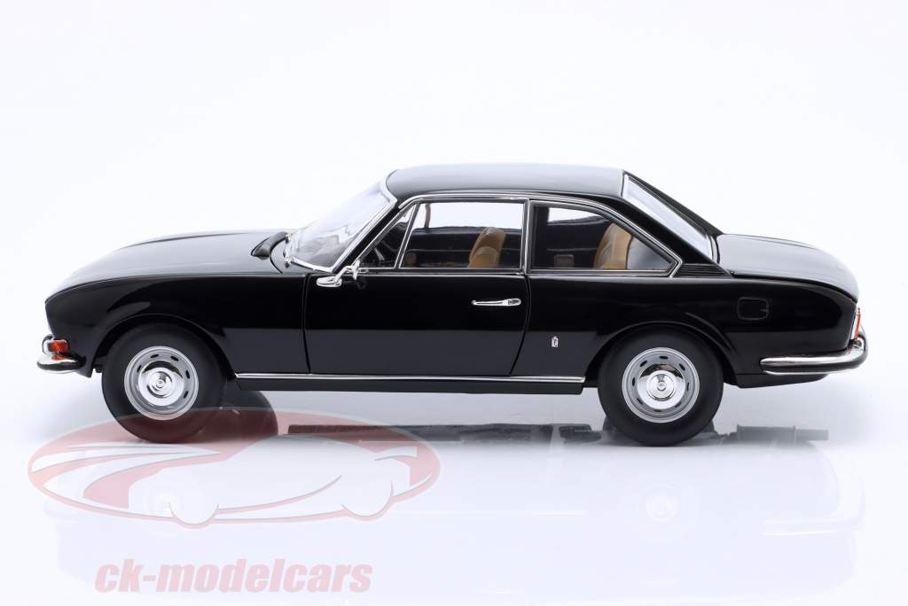 Peugeot 504 Coupe ano de construção 1969 preto 1:18 Norev