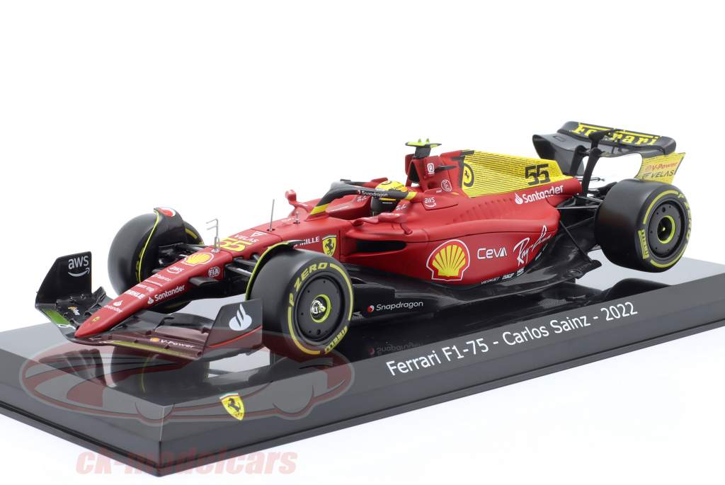 Carlos Sainz Jr. Ferrari F1-75 #55 第四名 意大利 GP 公式 1 2022 1:24 Bburago