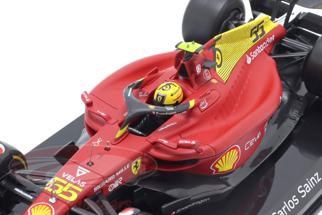 Carlos Sainz Jr. Ferrari F1-75 #55 4ème Italie GP Formule 1 2022 1:24 Bburago