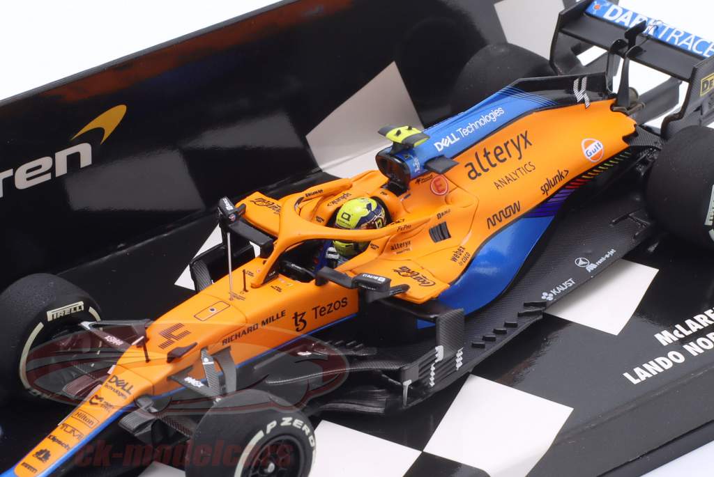 Lando Norris McLaren MCL35M #4 2e Italie GP Formule 1 2021 1:43 Minichamps